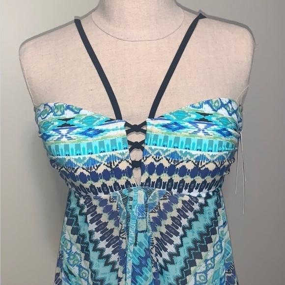 Profile by Gottex Flyaway Tankini Top size 10 NWT - Picture 7 of 7